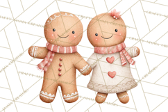 Gingerbread Winter Bakery Clip Art PNG Graphics Product Image 5