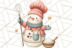 Gingerbread Winter Bakery Clip Art PNG Graphics Product Image 4