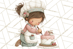 Gingerbread Winter Bakery Clip Art PNG Graphics Product Image 2