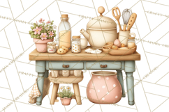 Gingerbread Winter Bakery Clip Art PNG Graphics Product Image 5