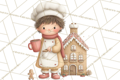 Gingerbread Winter Bakery Clip Art PNG Graphics Product Image 2