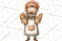 Gingerbread Winter Bakery Clip Art PNG Graphics Product Image 4