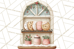 Gingerbread Winter Bakery Clip Art PNG Graphics Product Image 4