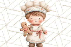 Gingerbread Winter Bakery Clip Art PNG Graphics Product Image 3