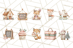 Gingerbread Winter Bakery Clip Art PNG Graphics Product Image 2