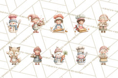 Gingerbread Winter Bakery Clip Art PNG Graphics Product Image 5