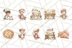 Gingerbread Winter Bakery Clip Art PNG Graphics Product Image 9
