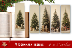Christmas Tree Bookmarks Design| Christmas bookmarks Product Image 1