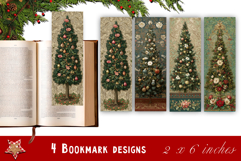 Winter Bookmarks PNG Printable | Christmas bookmarks Product Image 1