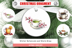 Winter Botanicals Brews Ornament Product Image 1