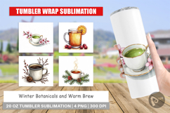 Winter Botanicals Brews Tumbler Product Image 1
