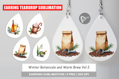 Winter Botanicals Brews Earring Product Image 1