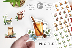 Winter Botanicals Brews Sticker Product Image 1