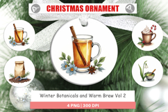 Winter Botanicals Brews Ornament Product Image 1