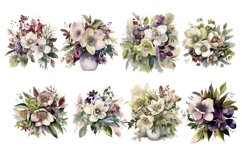 Christmas &amp; Winter Floral collection clipart PNG Product Image 2