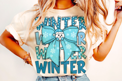 Winter Vibes PNG, Christmas PNG, Coquette Winter PNG, Cozy Product Image 2