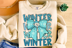Winter Vibes PNG, Christmas PNG, Coquette Winter PNG, Cozy Product Image 4
