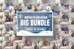 Winter Wonderland PNG Pillow Bundle , Winter Pillow Bundle Product Image 1