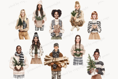 GlamArtZhanna, Winter clipart, Christmas clipart, Rustic Winter png, Rustic Christmas png, Winter Farmhouse png, Winter Cabin clipart, Cozy winter clipart, Winter cabin clipart, Neutral winter png, Xmas Images, Christmas Graphics, Winter Graphics, Holiday