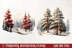 Winter Camping Sublimation Clipart, Christmas PNG Product Image 1