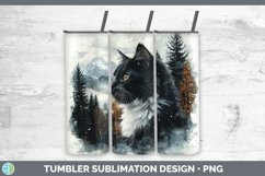 GorgeousWinter Cats Tumbler design.