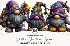 Winter Christmas Gnome Clipart Product Image 1