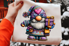 Winter Christmas Gnome Clipart Product Image 2