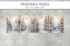 Vintage Forest Junk Journal, Digital Papers Product Image 2