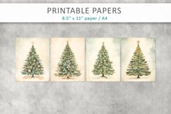 Christmas Tree Junk Journal, digital papers Product Image 2