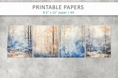 Vintage Forest Junk Journal, Digital Papers Product Image 2