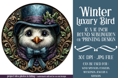 Winter Wind Spinner, Fancy Luxury Dressed Bird Round, r1 Product Image 1