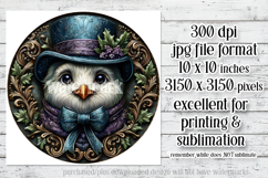 Winter Wind Spinner, Fancy Luxury Dressed Bird Round, r1 Product Image 2