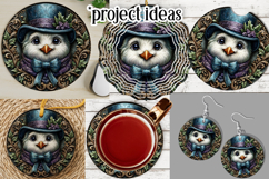 Winter Wind Spinner, Fancy Luxury Dressed Bird Round, r1 Product Image 3