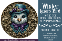 Winter Wind Spinner, Fancy Luxury Dressed Bird Round, r2 Product Image 1