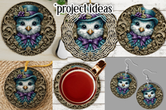 Winter Wind Spinner, Fancy Luxury Dressed Bird Round, r2 Product Image 3