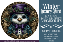 Winter Wind Spinner, Fancy Luxury Dressed Bird Round, r3 Product Image 1