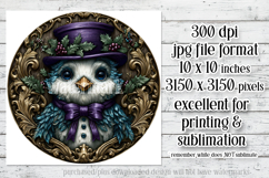 Winter Wind Spinner, Fancy Luxury Dressed Bird Round, r3 Product Image 2