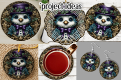 Winter Wind Spinner, Fancy Luxury Dressed Bird Round, r3 Product Image 3
