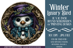 Winter Wind Spinner, Fancy Luxury Dressed Bird Round, r4 Product Image 1