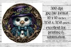 Winter Wind Spinner, Fancy Luxury Dressed Bird Round, r4 Product Image 2