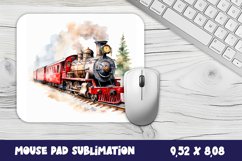 Old Train Watercolor mouse pad / sublimation Product Image 1