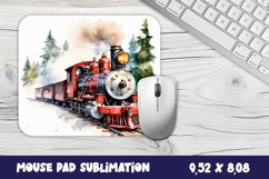 Old Train Watercolor mouse pad / sublimation Product Image 1