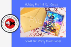 Winter Christmas Printable Cards 3 Product Image 3