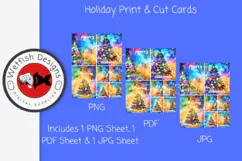 Winter Christmas Printable Cards 3 Product Image 4