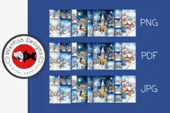 Winter Christmas Printable Cards 2 Product Image 2