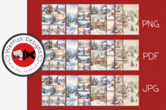 Winter Christmas Printable Cards Product Image 2