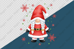 Winter Christmas Red Gnome Png Product Image 4