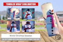 Tumbler Wrap Winter Snowman Product Image 1