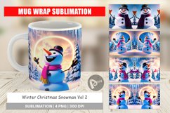Mug Wrap Winter Snowman Product Image 1