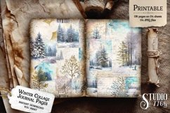 Winter Collage Junk Journal Pages Product Image 2